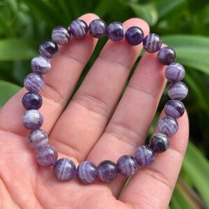 8mm stretchable dream amethyst‎ Beaded Bracelet